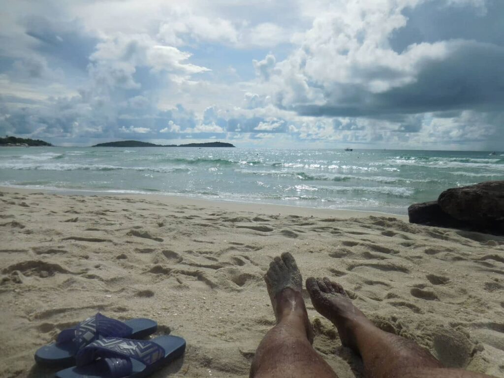 Chaweng beach resting