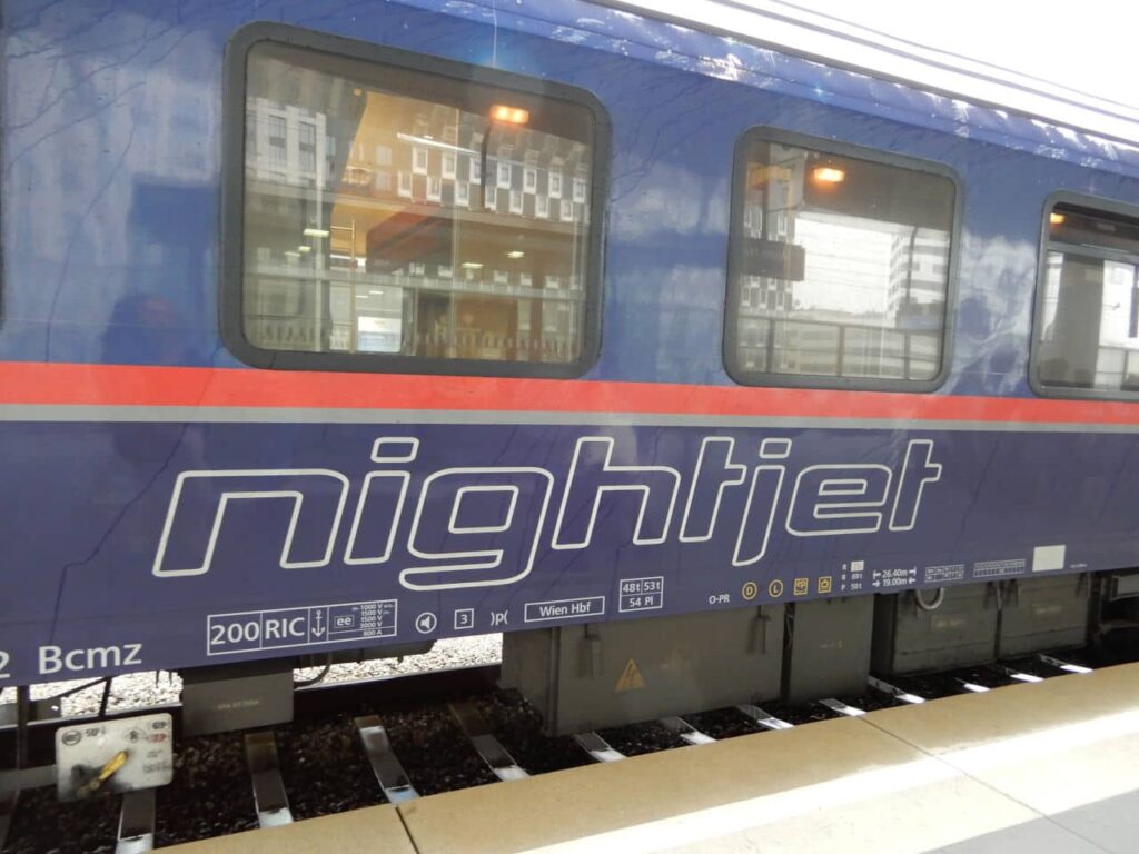 Italy - Bologna - train to Vienna