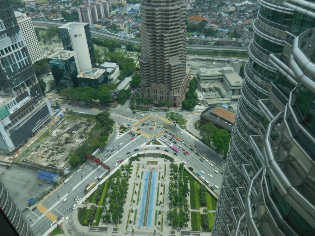 Kuala Lumpur view from Petronas tower