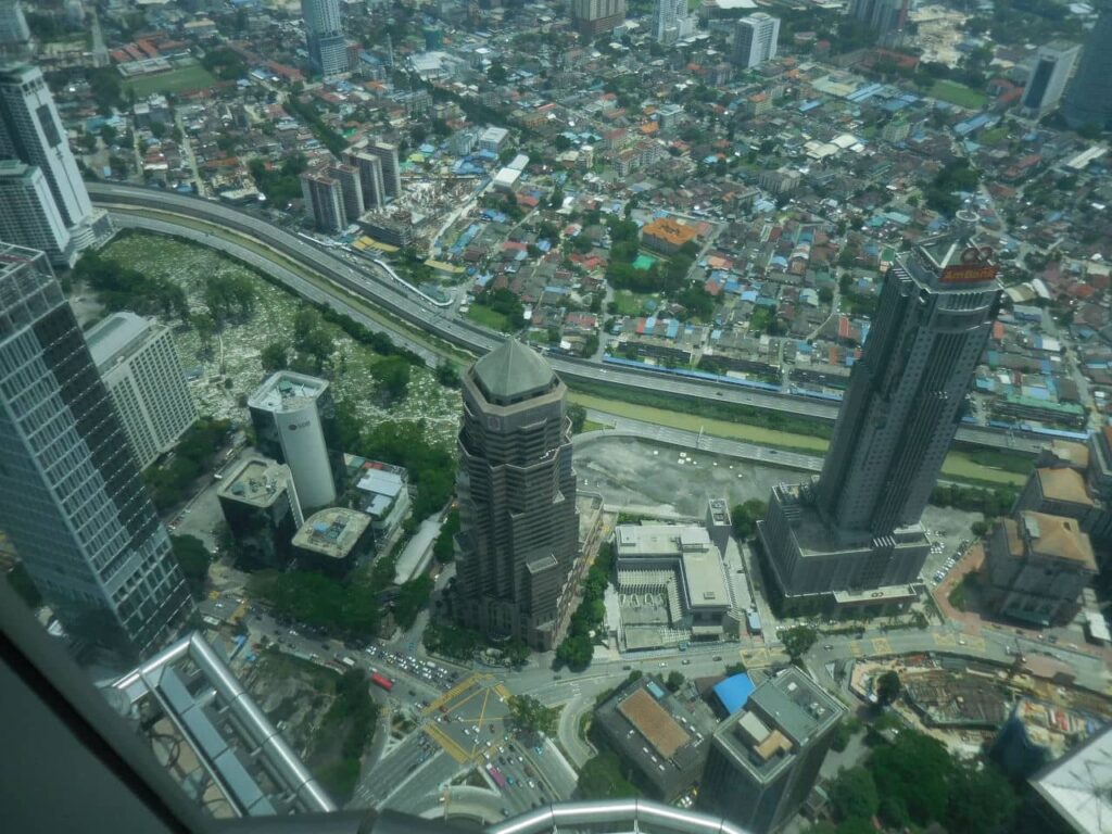 Kuala Lumpur view from Petronas tower