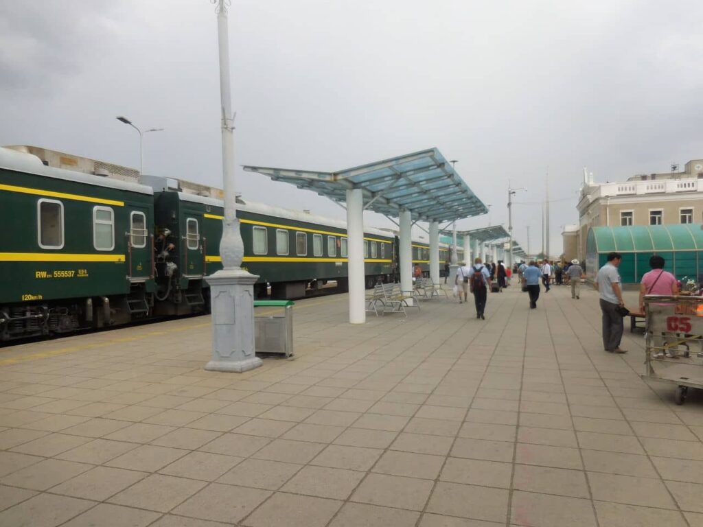 Mongolia - Ulaanbaatar - Mongolian train