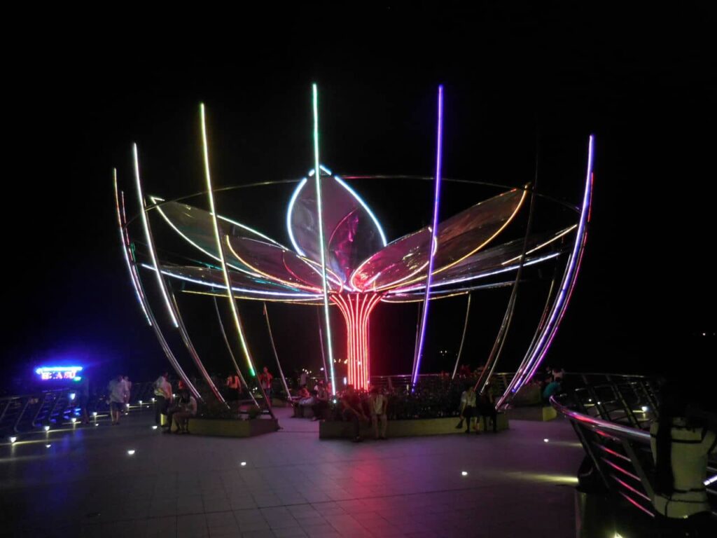Ninh Kieu Wharf night lights