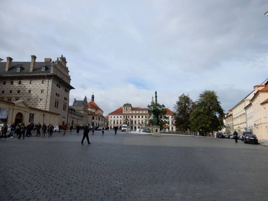 Prague castle square
