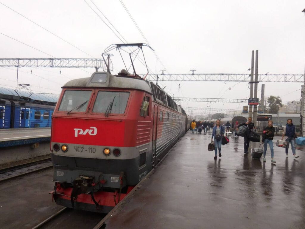 Russian train station