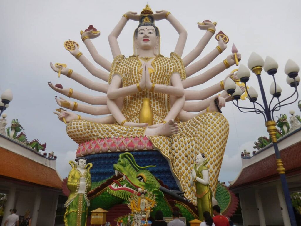 Statue of the goddess Guanyin
