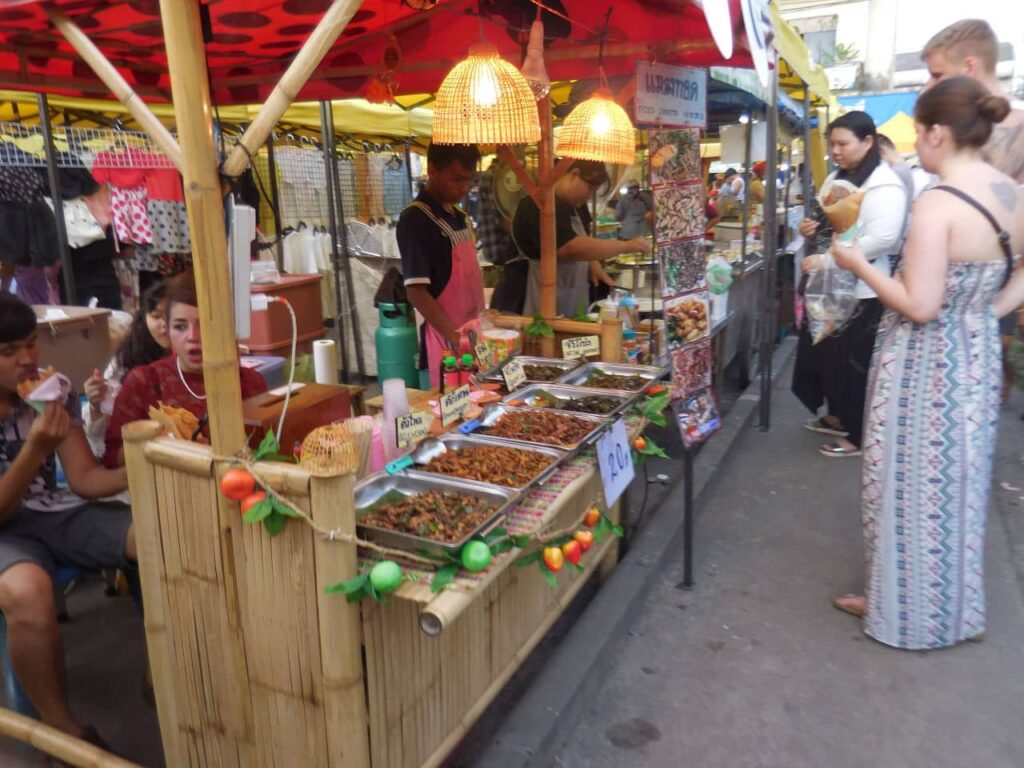 Street food market