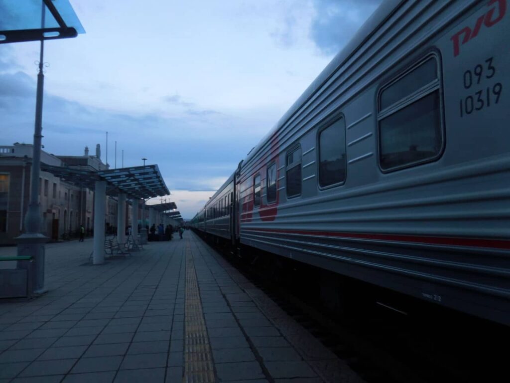 Ulaanbaatar - Russian train