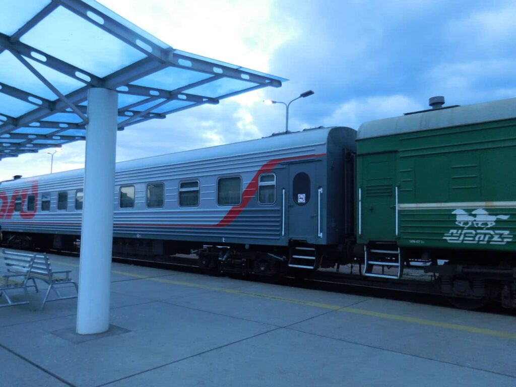 Ulaanbaatar - Russian train wagon