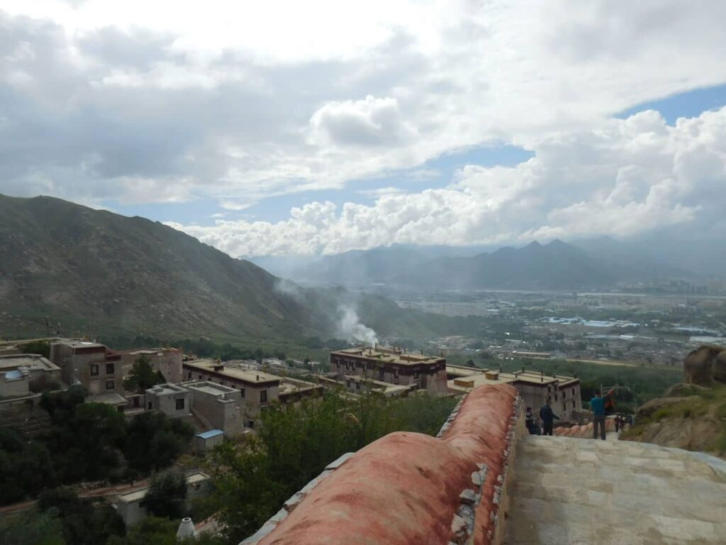 view from Drepung Monastery