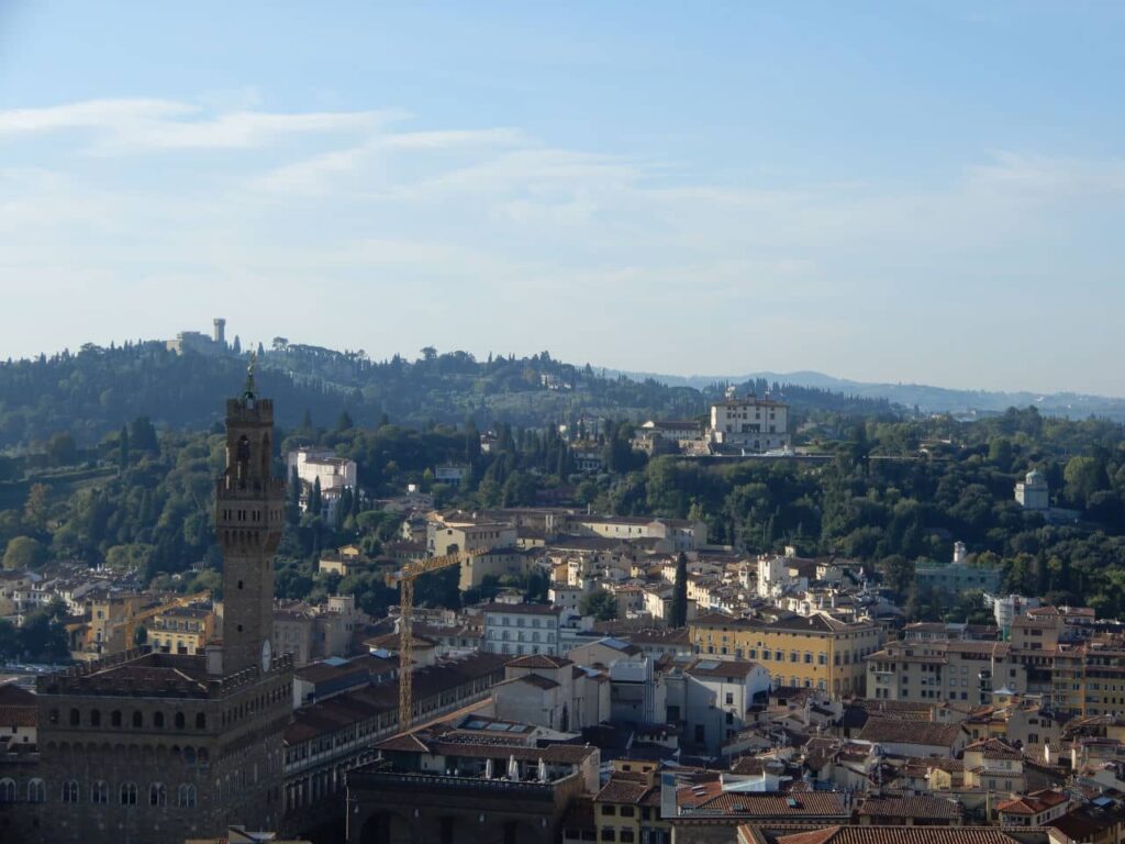 view from the Duomo