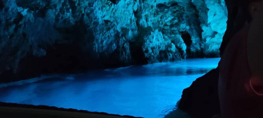 blue cave