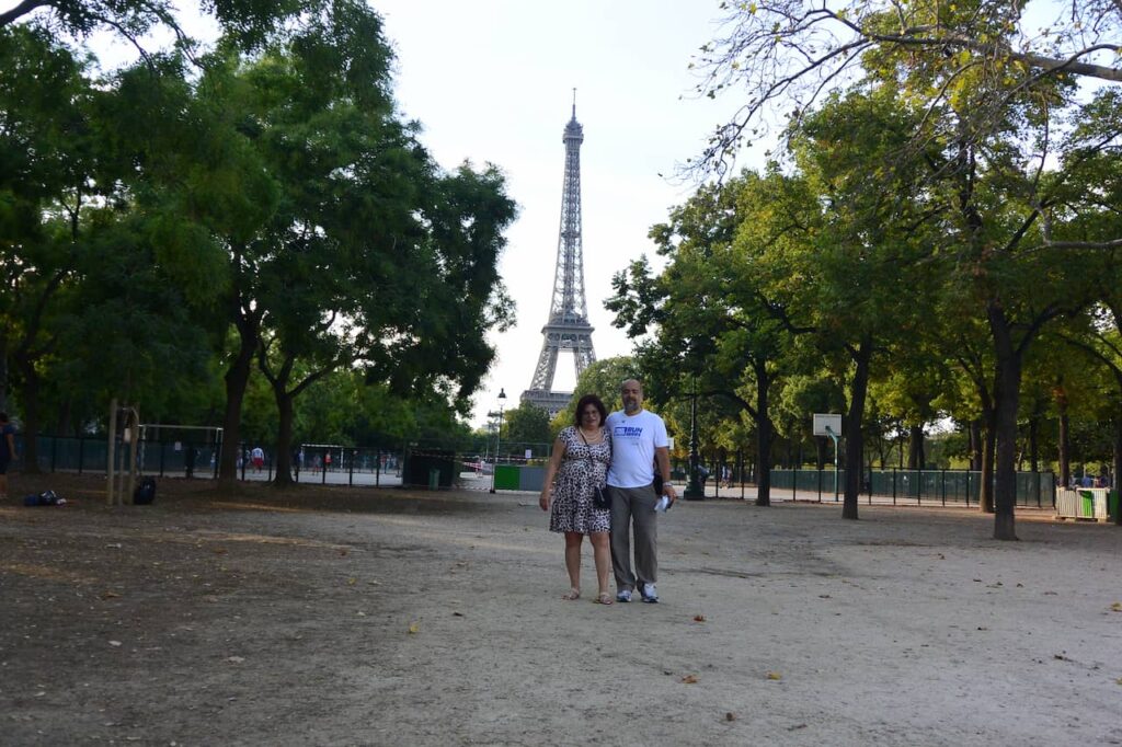 Champs de Mars and Eiffel Tower