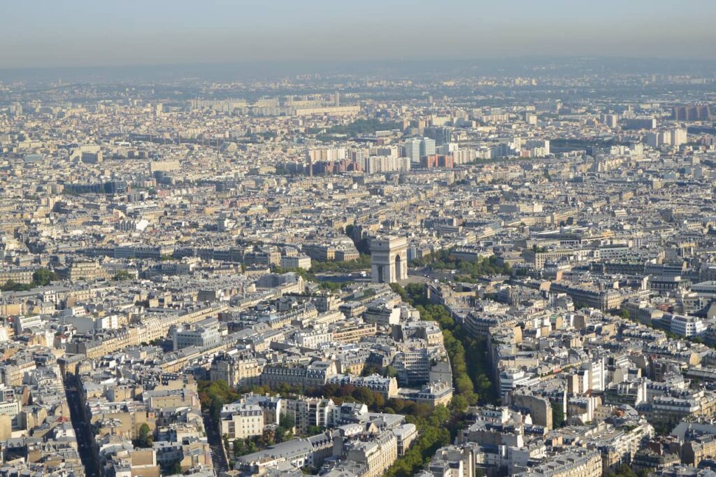 Paris from Torre Eiffel