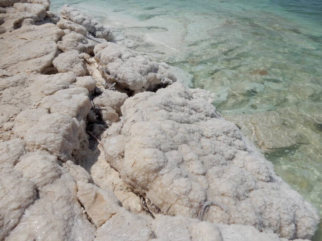 Dead Sea salt formation