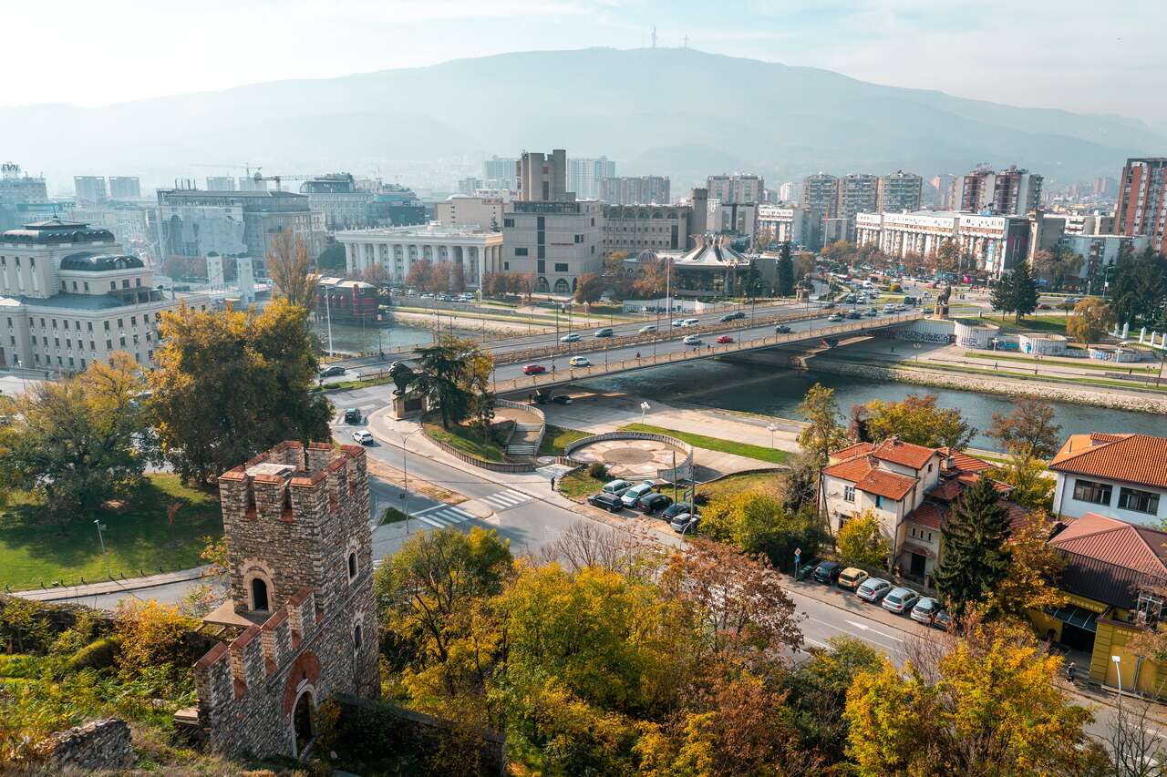 Skopje from Fortress