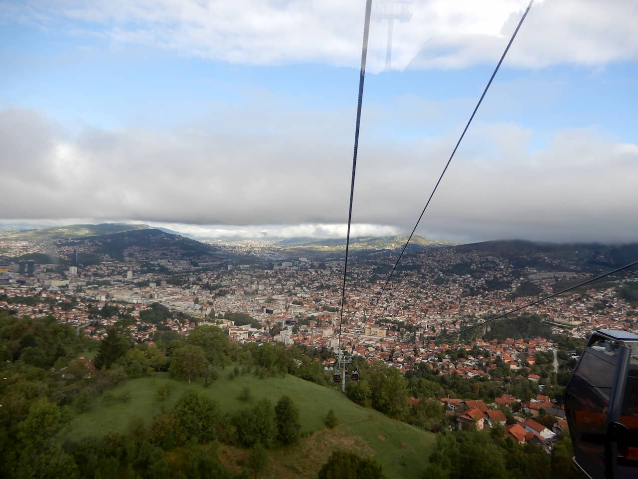 Sarajevo from Mount trebevic
