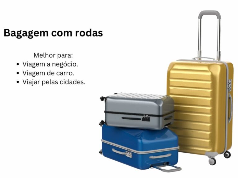 bagagem com rodas